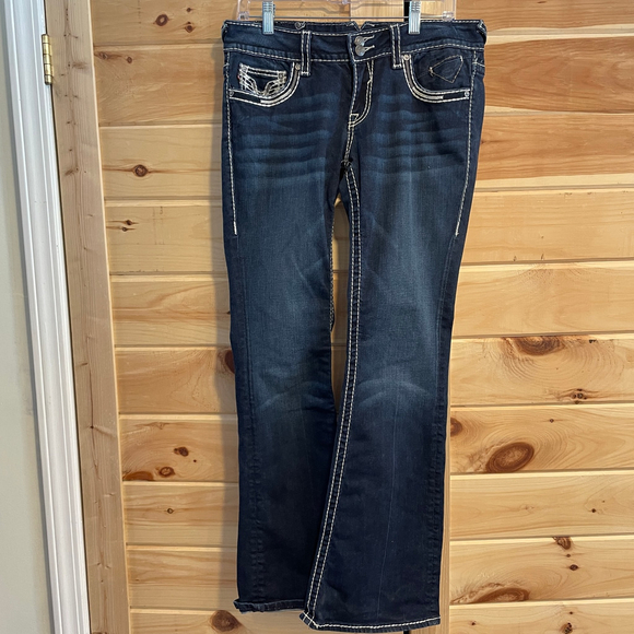 Vigoss Denim - Women's Vigoss Blue The Chelsea Flare Jeans 9/10